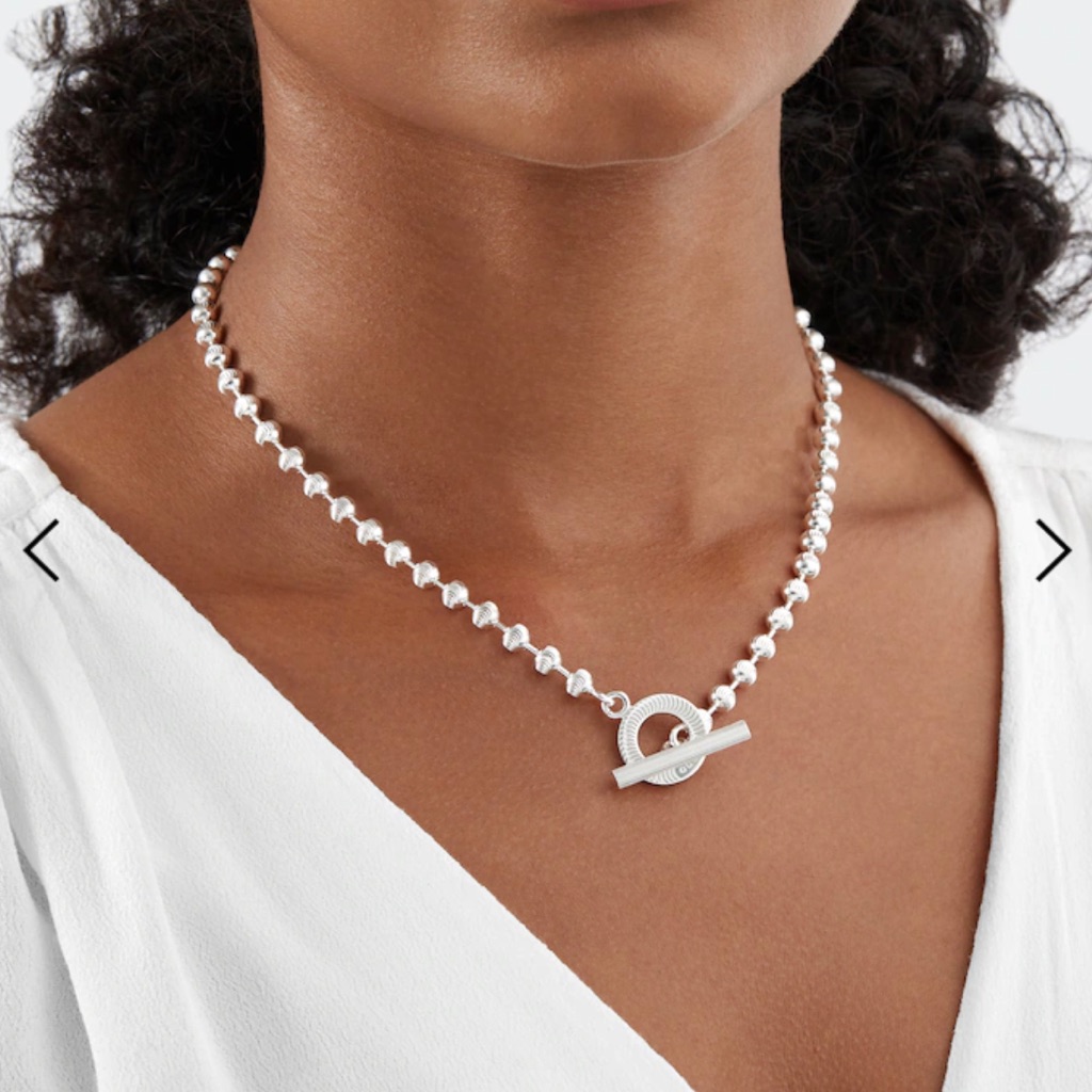 Gucci Boule Chain Sterling Silver Necklace